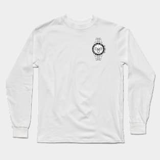 White Dial Racing Watch Long Sleeve T-Shirt